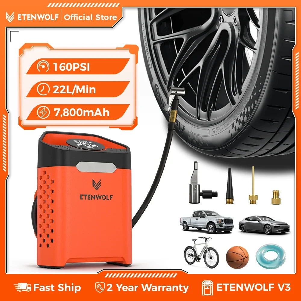 Etenwolf Zephyr Portable Tire Inflator