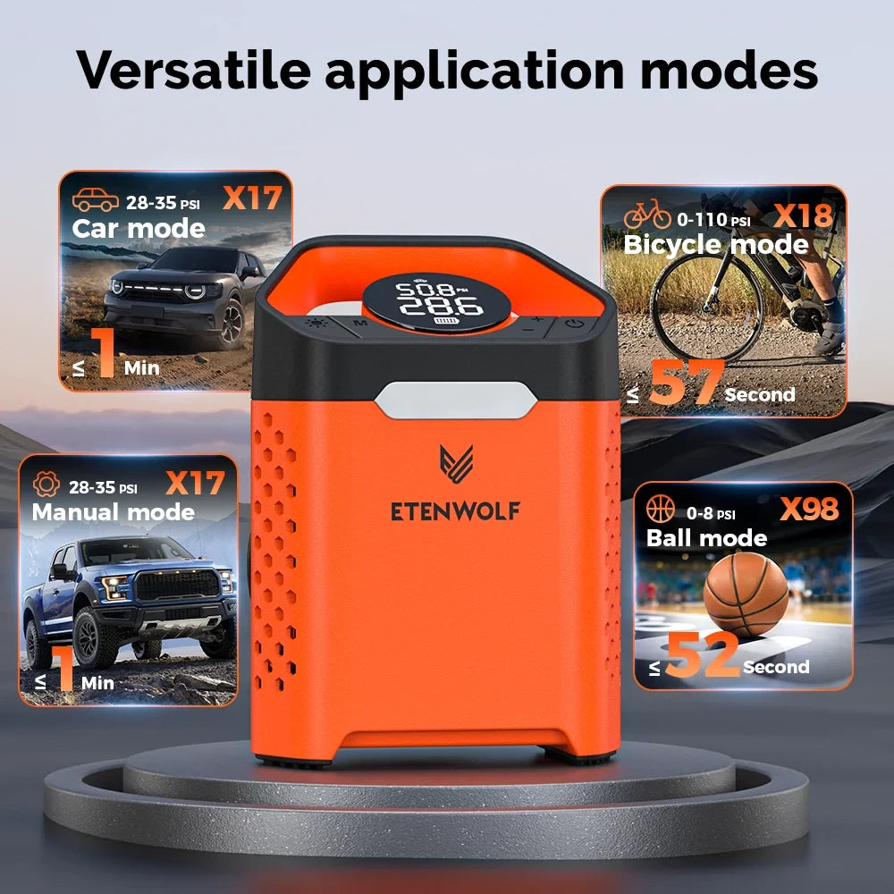 Etenwolf Zephyr Portable Tire Inflator