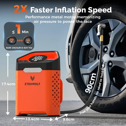 Etenwolf Zephyr Portable Tire Inflator