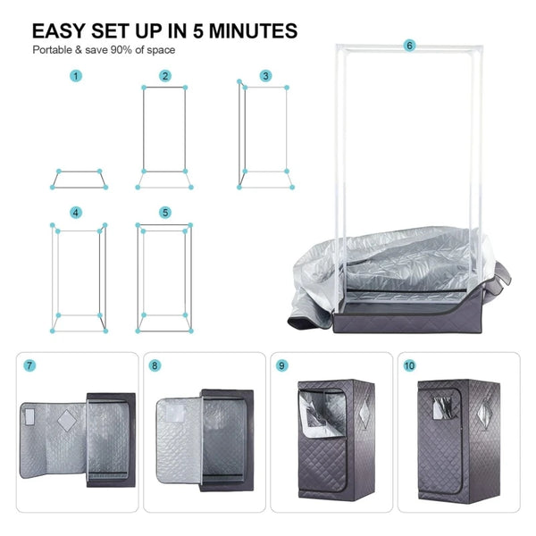 Home Spa Steam Sauna Set